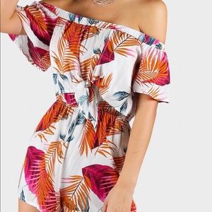 Palm leaf romper
